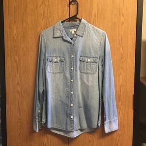 J. Crew Denim button up